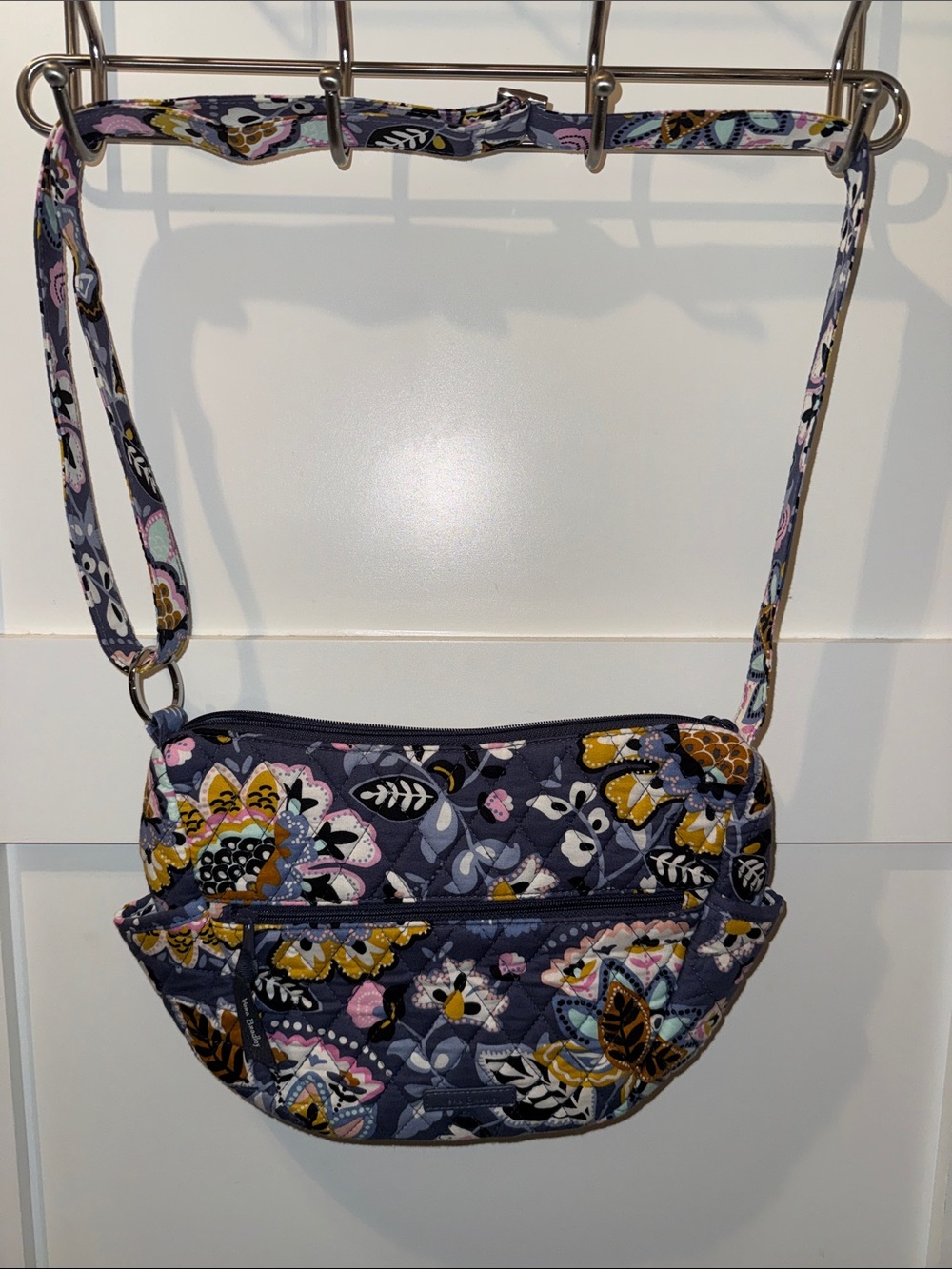 Vera Bradley Mini Go Ahead Crossbody in Charmont Meadow. Like New Condition